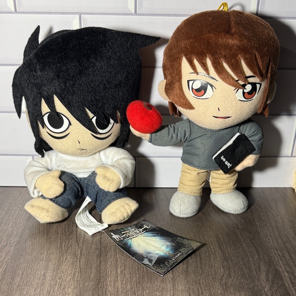 Death Note L and Light Anime Plush Doll Set